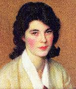 Paxton, William McGregor Portrait of Enid Hallin oil painting on canvas